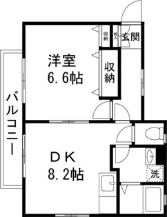 メゾン千草【2階】の間取り
