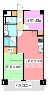 ルモン王子北【5階】の間取り