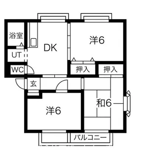 サンビレッジ小鳥沢D【2階】の間取り