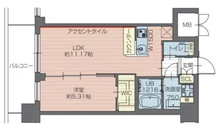 プレジオ川口ASIAN【3階】の間取り