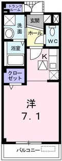 フロンティア【3階】の間取り