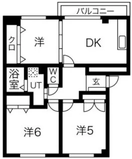 アリエンデ加茂【1階】の間取り