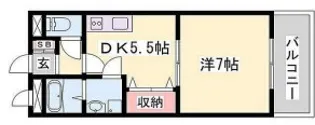 シプレーヌ【1階】の間取り