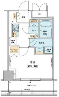 リージア海老名ビナフロント【8階】の間取り