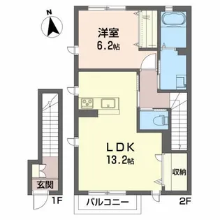 エスペランサ EAST【2階】の間取り