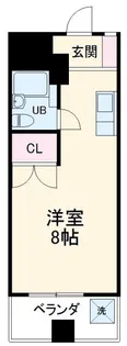 レジデンス元城【2階】の間取り