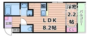 リアコート千里丘II NORTH【1階】の間取り