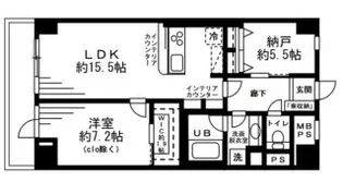 レジディア目白【5階】の間取り