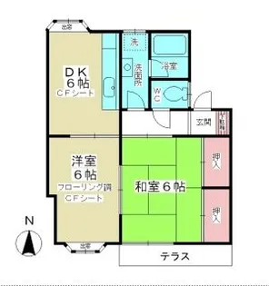 グランドメゾン 1号館【1階】の間取り