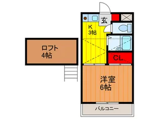 サンモリツ【2階】の間取り