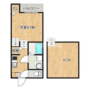 コンフォーティア梅林【1階】の間取り