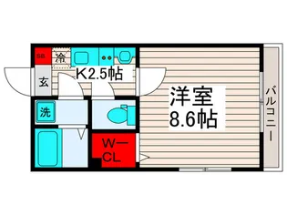 Liberte谷塚【2階】の間取り