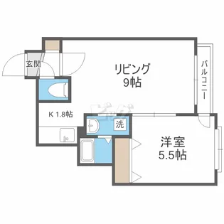 フォンテーヌ福住【4階】の間取り