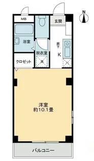 フィネス宮川【2階】の間取り