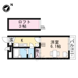 レオパレススワンコート2【1階】の間取り
