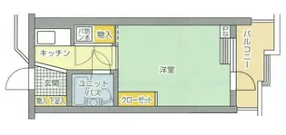 エムズ南林間【4階】の間取り