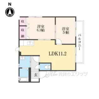 ソルビエント【2階】の間取り