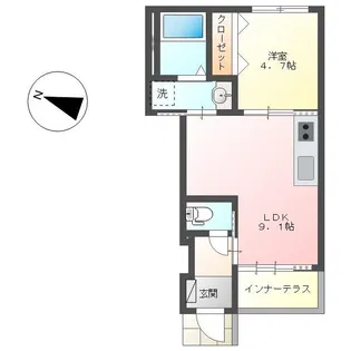 KURE HOUSE【1階】の間取り