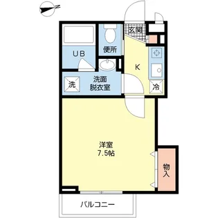 αNEXT新検見川【2階】の間取り
