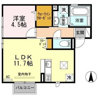 ペニーレイン【1階】の間取り