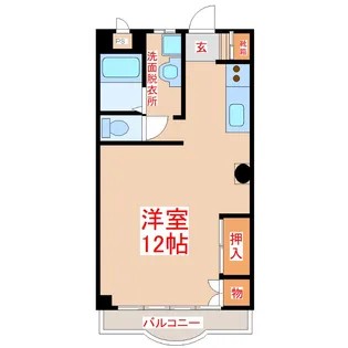 カームマンション【2階】の間取り