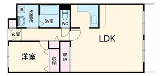 サンフラッツ南桜塚【4階】の間取り