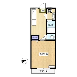 菅澤ビル【2階】の間取り