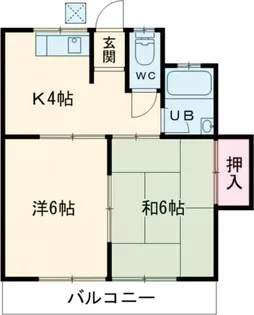 東新コーポ【2階】の間取り