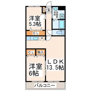 NEXTAGE庄口【1階】の間取り