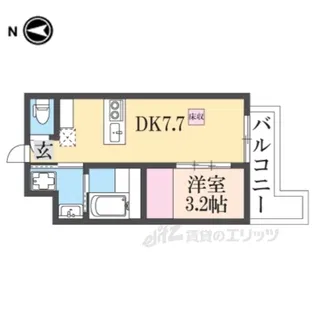 フクダ不動産新大宮マンション【5階】の間取り