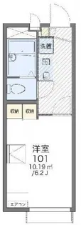 レオパレス千代田パレス【1階】の間取り