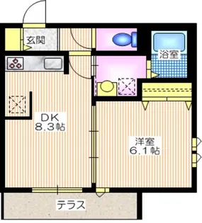 シュペリュールI【1階】の間取り
