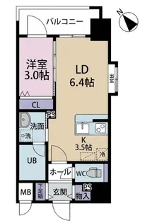 サニークレスト須崎町【8階】の間取り