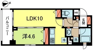 プリムローズ東高円寺【6階】の間取り