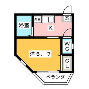 コートデュークス【1階】の間取り