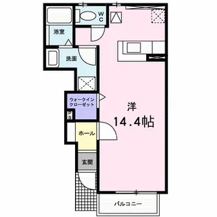 ルミエール【1階】の間取り
