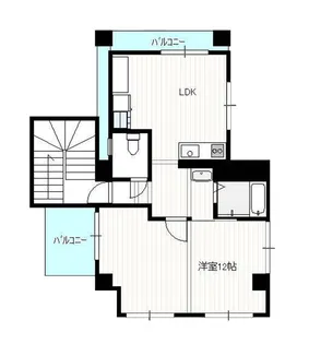 野沢ビル【5階】の間取り