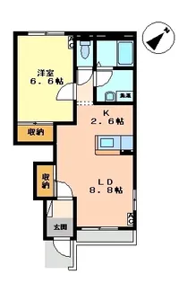 サンライズ【1階】の間取り
