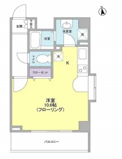 東京都千代田区東神田2【マンション】の間取り