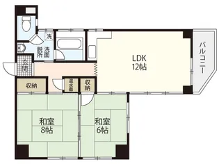 重岡ビル【5階】の間取り
