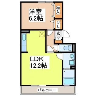 メゾンセレナ【2階】の間取り