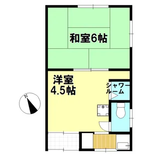 天城荘【1階】の間取り