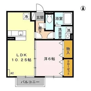 アスタリスク【2階】の間取り