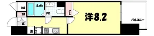 アドバンス三宮IVルシール【10階】の間取り