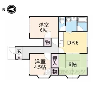 ドリームコーポK【1階】の間取り