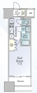 ルフォンブランシェ品川南大井【9階】の間取り