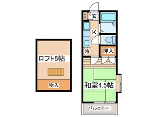 サニ―プレイス【2階】の間取り