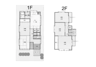 京都府南丹市園部町小桜町【一戸建】の間取り