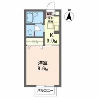Kalmia Palace C【1階】の間取り