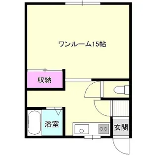 レジデンスII【1階】の間取り